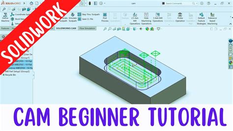 cnc machine solidworks|solidworks cam tutorial for beginners.